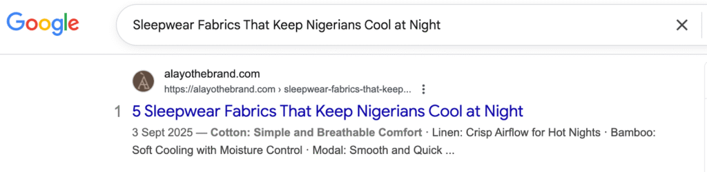 Screenshot: Case Study: How Oxgital Helped Alayothebrand Win with Reddit SEO