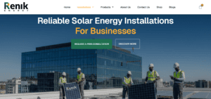 Renik Energy Commercial solar page