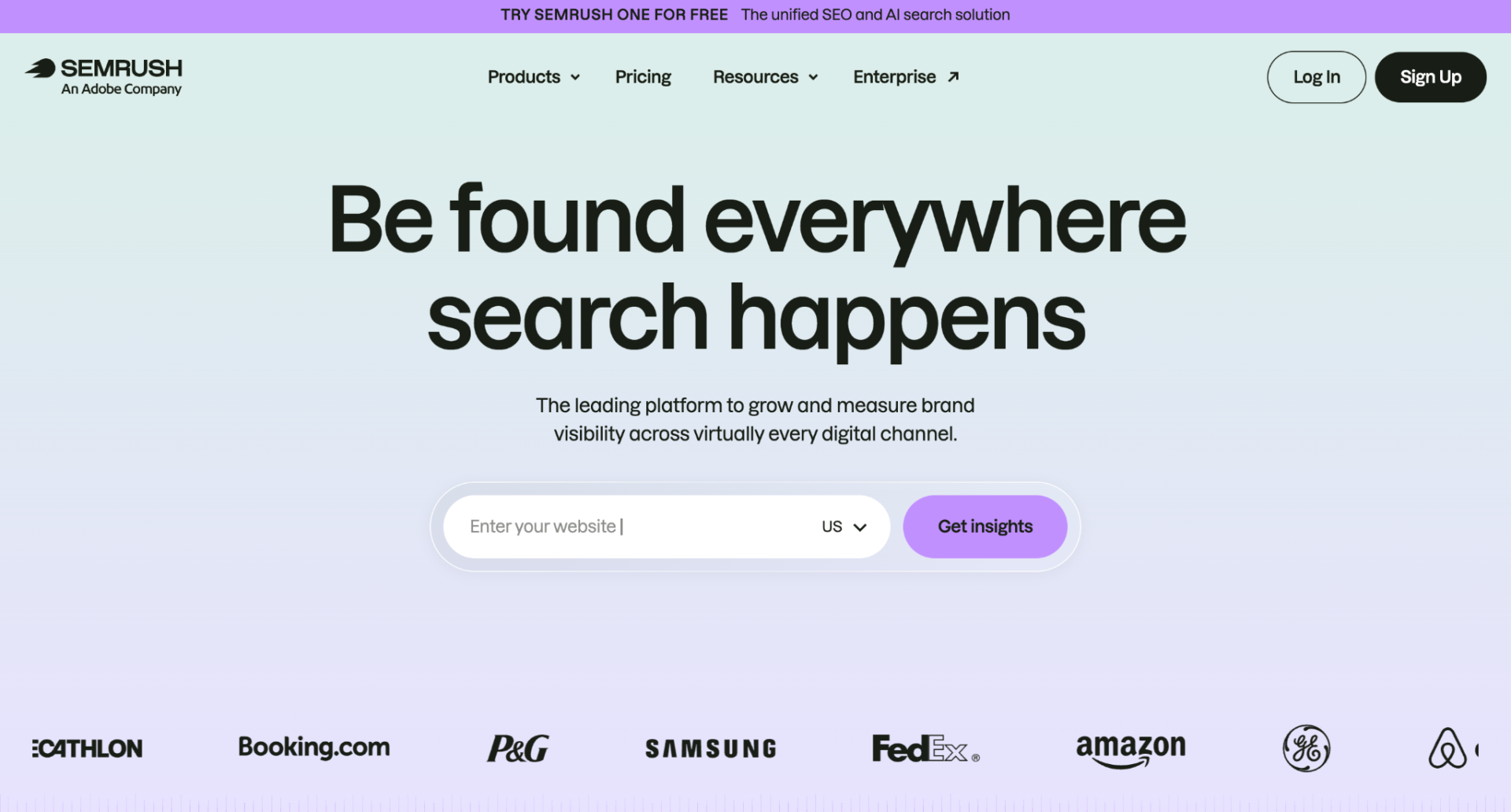 Screenshot: 1. Semrush