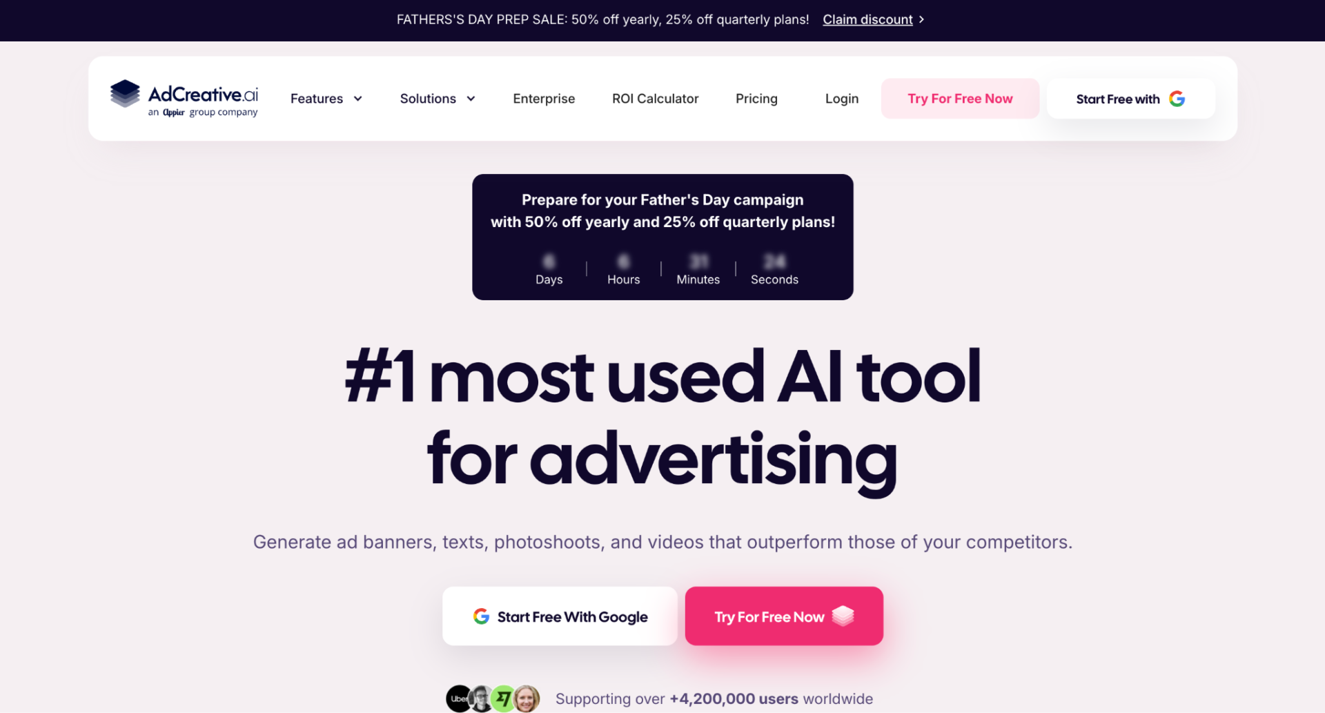 Screenshot: 10. AdCreative AI