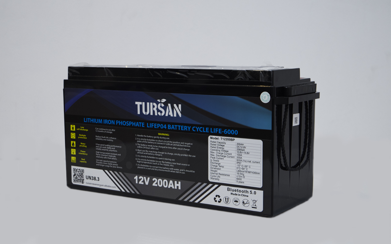 Professional product photography of a Tursan Energy battery for the Nigerian renewable energy market.