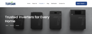 Tursan Energy home inverters page