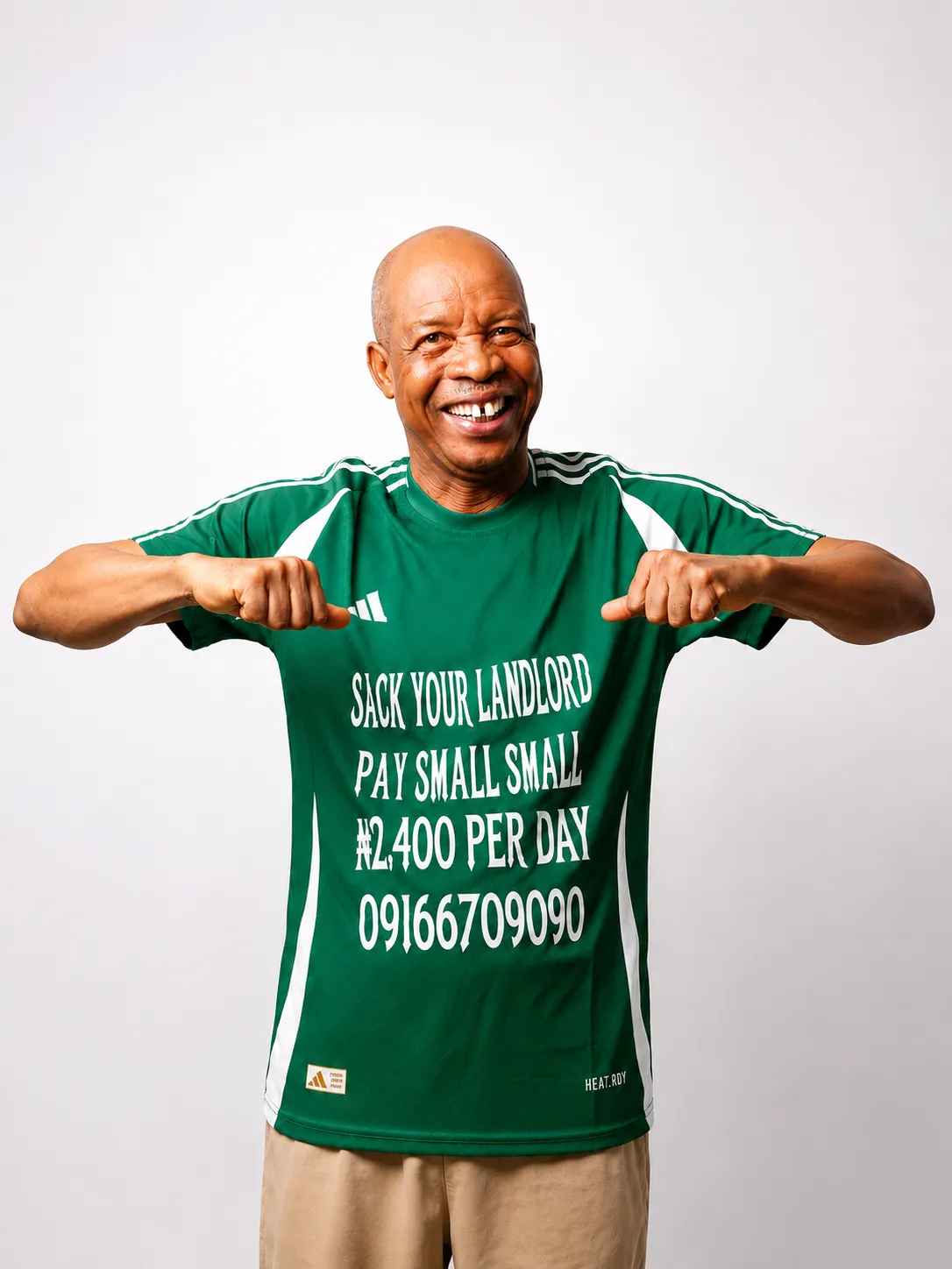 Oxgital's brand ambassador campaign featuring Nigerian actor Saka for Citi Buildings